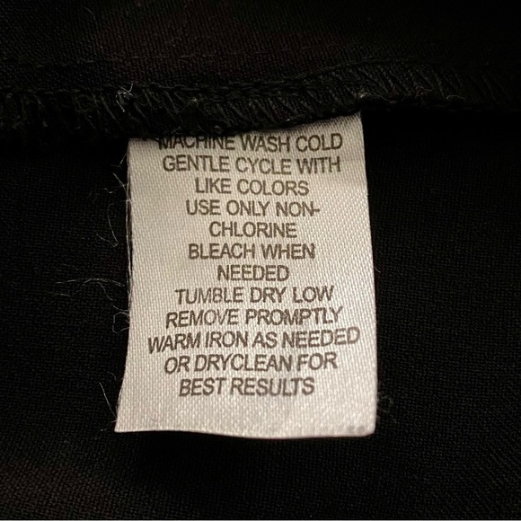 Sunny Leigh Black Skirt Size 8 Boho Flared Midi Maxi Floral Embroidery A-line - Picture 8 of 10